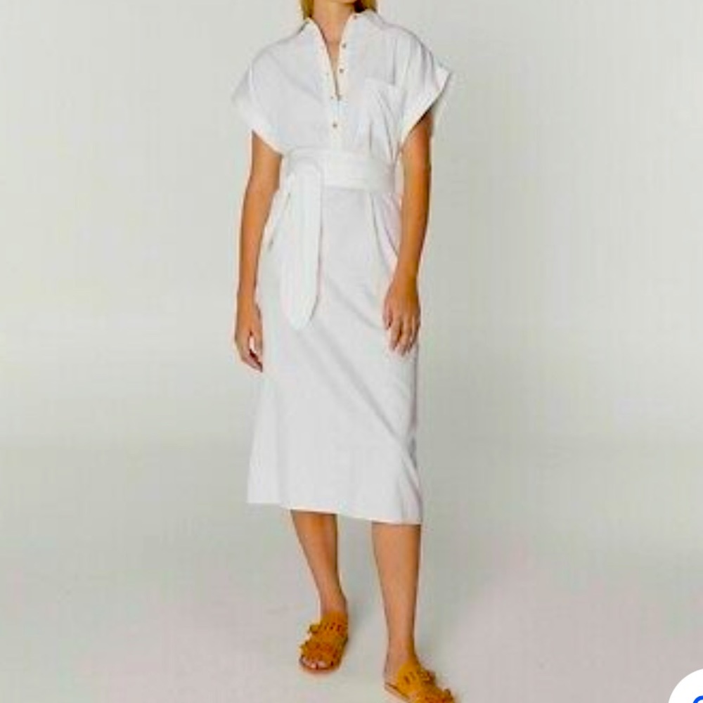 Cotton Mara Hoffman Cameron Shirt Dress